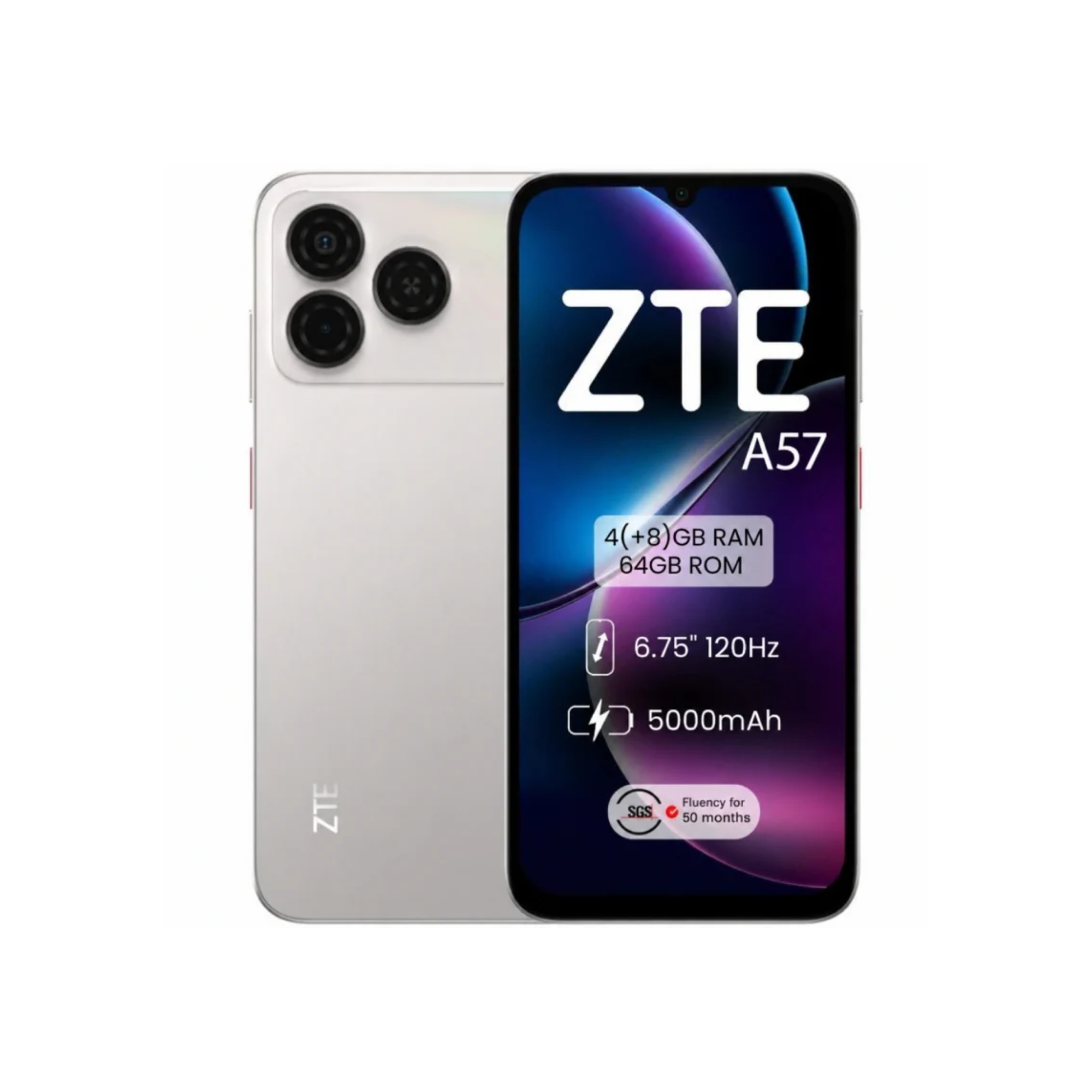 ZTE Blade A57 6.75"4GB 64GB Silver